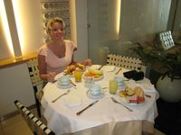Morgenmad p hotellet i Rio